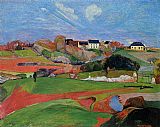Fields at le Pouldu by Paul Gauguin